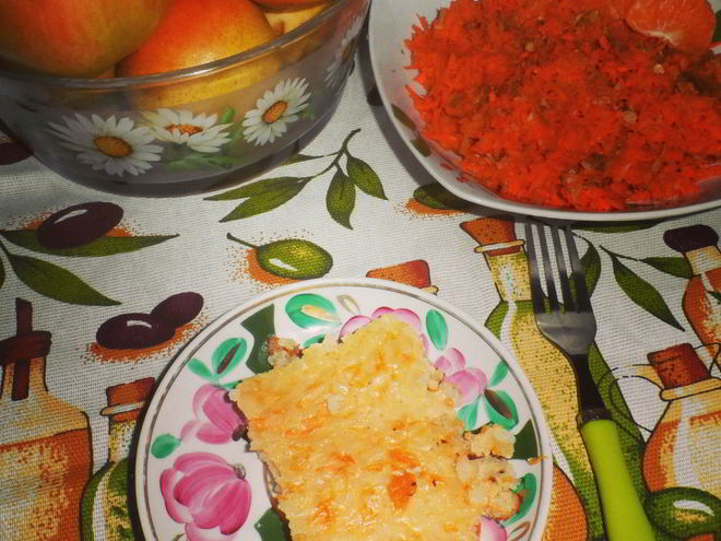 Рецепт запеканки из тыквы