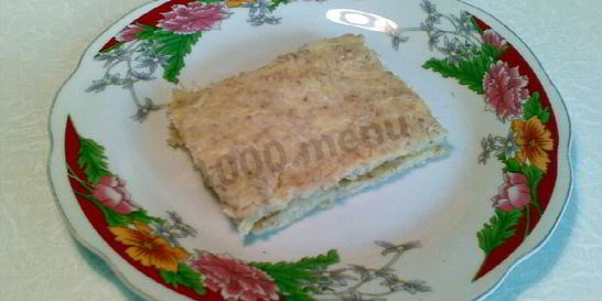 Запеканка макароны-мед-овсянка