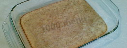 запеканка макароны-мед-овсянка. Шаг 8