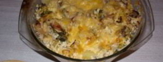 запеканка с брокколи и курицей. Шаг 6