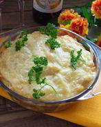 Запеканка с колбаской и сыром