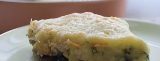 запеканка с куриным филе, грибами и картофельным пюре. Шаг 9