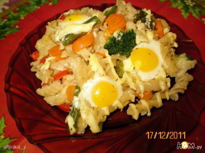 Рецепт запеканки с перепелиными яйцами