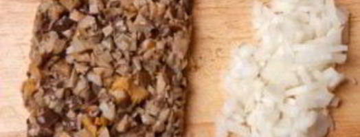 запеканка с солеными грибами. Шаг 2