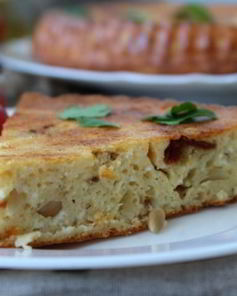 Запеканка с вялеными помидорами