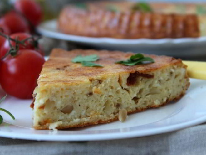 Рецепт запеканки с вялеными помидорами