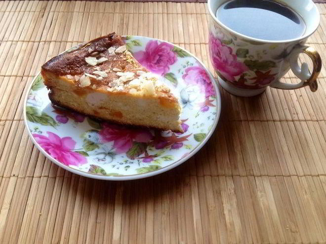 Рецепт запеканки творожной с абрикосами