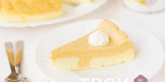 Запеканка творожная с тыквой