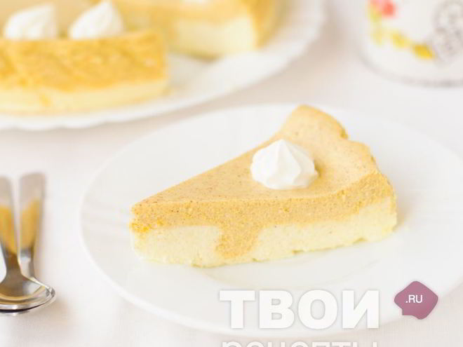 Рецепт запеканки творожной с тыквой