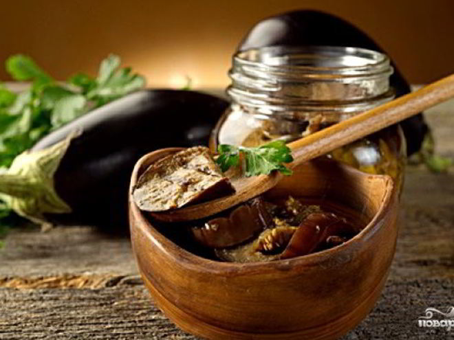 Рецепт баклажанов консервированных на зиму