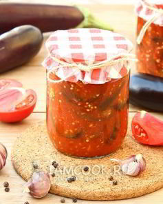 Баклажаны в томате на зиму