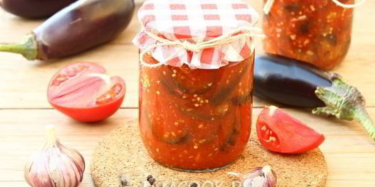 Баклажаны в томате на зиму