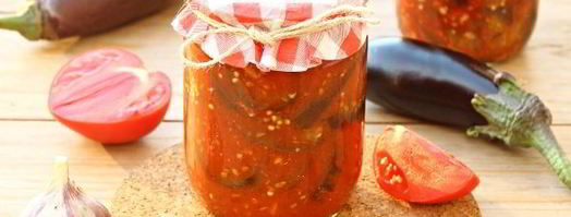 баклажаны в томате на зиму. Шаг 8