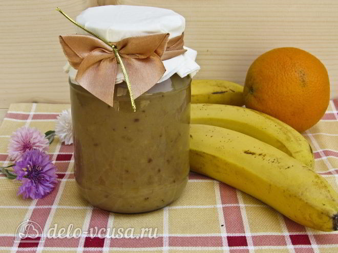 Рецепт бананового джема