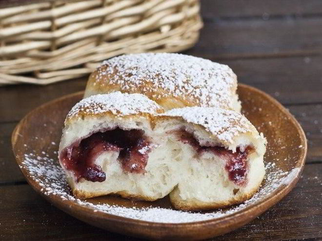 Рецепт булочек с джемом