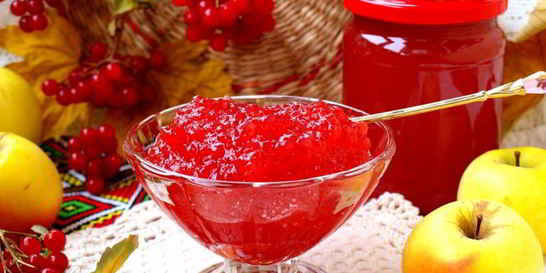 Джем из яблок и калины