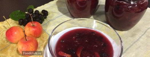 джем из яблок с черноплодной рябиной в мультиварке. Шаг 5