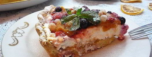 кростата с абрикосовым джемом и рикоттой. Шаг 8