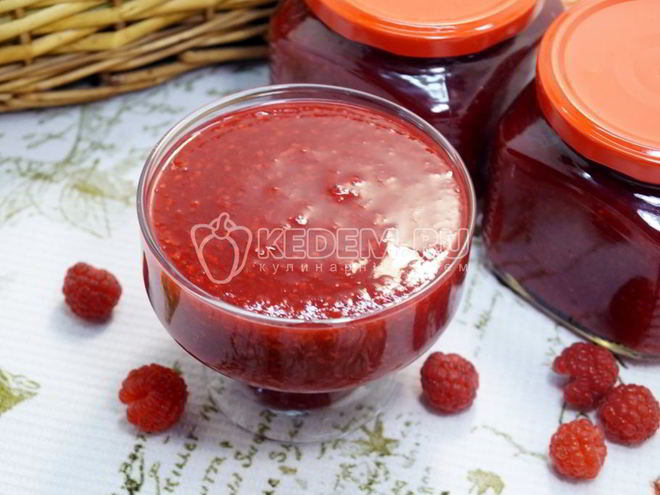 Рецепт малинового джема