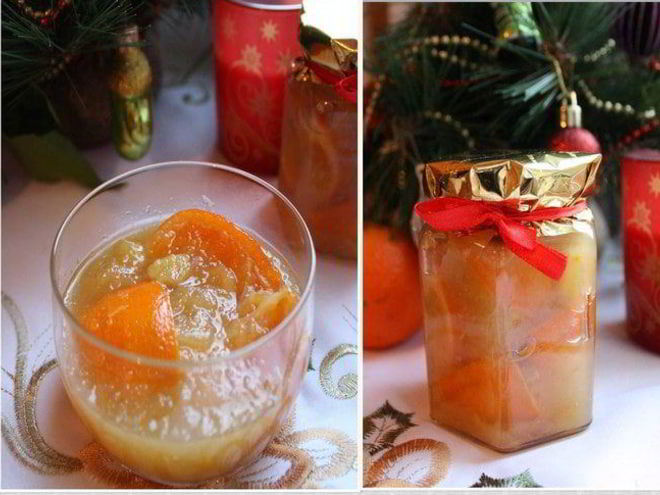 Рецепт мандаринова-имбирного джем