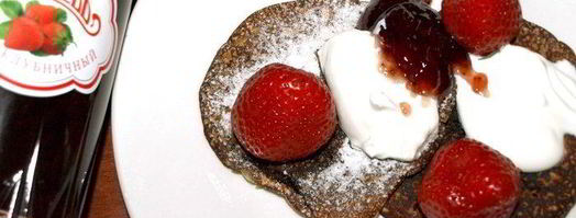 миндальные блинки с клубничным джемом. Шаг 7