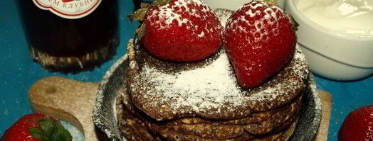 миндальные блинки с клубничным джемом. Шаг 8