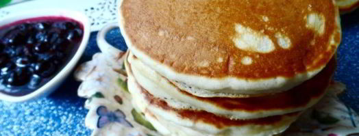 оладушки с лимонной цедрой, коньяком и черносмородиновым джемом. Шаг 6