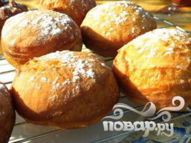 Рецепт пончиков с джемом