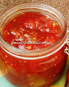Пряный томатно-яблочный джем