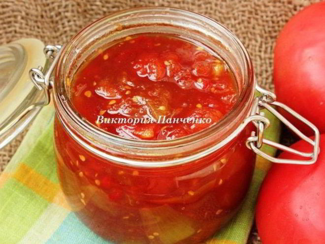Рецепт пряного томатно-яблочный джем