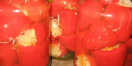 Фаршированный перец на зиму