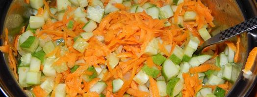 икра из огурцов на зиму. Шаг 7