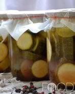 Кабачки с кетчупом Чили на зиму