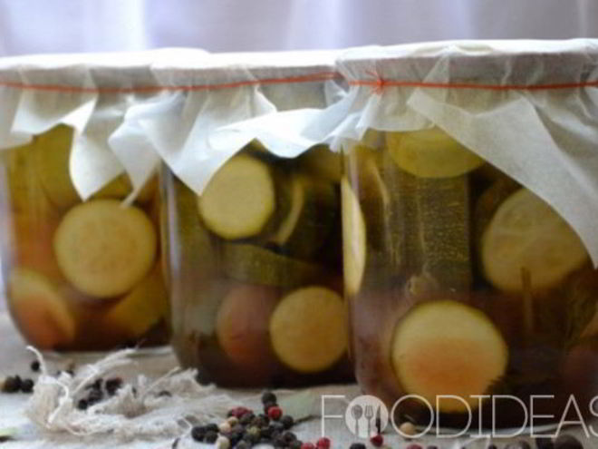 Рецепт кабачков с кетчупом чили на зиму