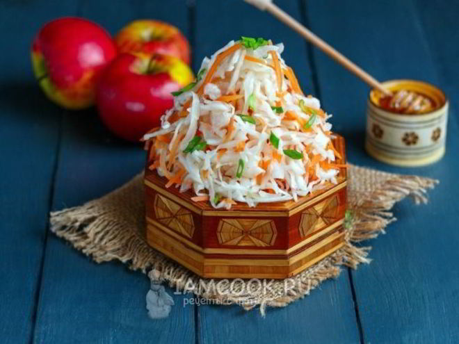 Рецепт капусты квашеной с медом