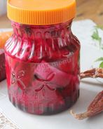 Капуста на зиму со свеклой и морковью