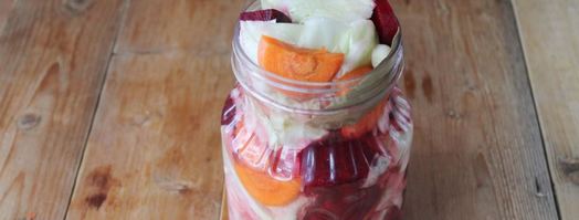 капуста на зиму со свеклой и морковью. Шаг 8