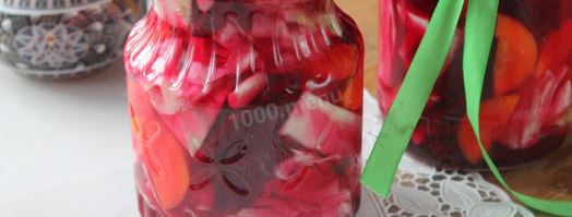 капуста на зиму со свеклой и морковью. Шаг 9