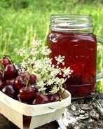 Черешнево-вишневый компот