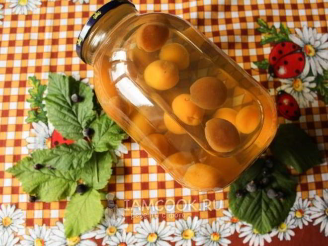 Рецепт компота из абрикосов на зиму