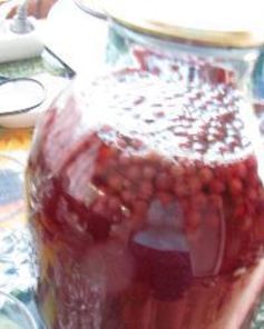 Компот из брусники на зиму