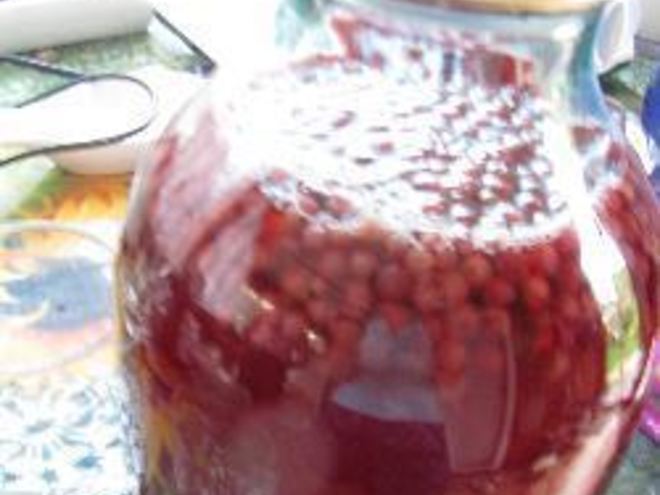 Рецепт компота из брусники на зиму