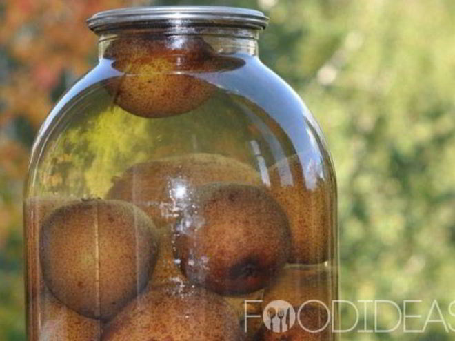 Рецепт компота из груш