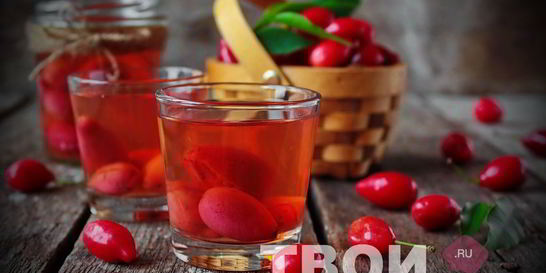 Компот из кизила