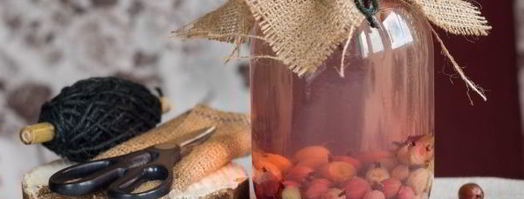 компот из красного и зеленого крыжовника на зиму. Шаг 9