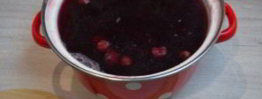 компот из малины и вишни. Шаг 5