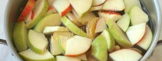 компот из мандаринов и яблок. Шаг 6