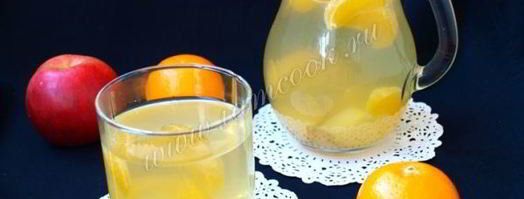 компот из мандаринов и яблок. Шаг 8