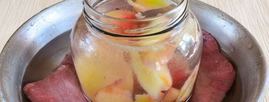 компот из персиков на зиму. Шаг 4