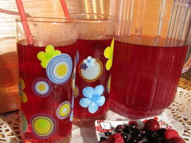 Рецепт компота из смородины и малины